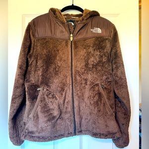 THE NORTH FACE - Fluffy brown fleece, women’s large Osito Jacket